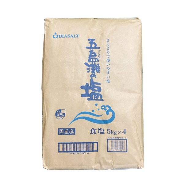 画像1: 五島灘の塩 食塩 20kg(5kg×4) (1)